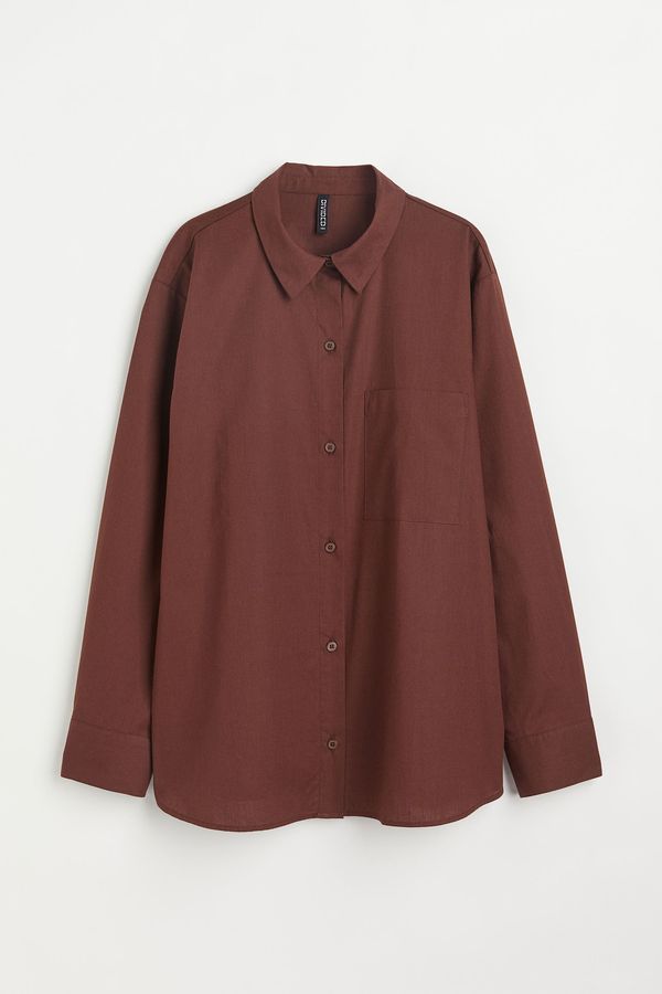 Camisa de popelina oversized