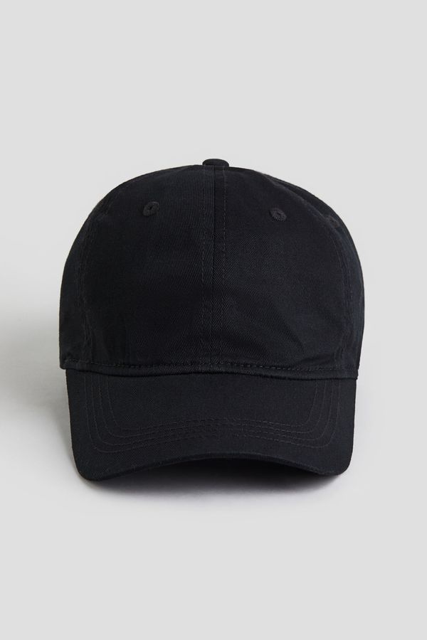 Gorra en sarga de algodón