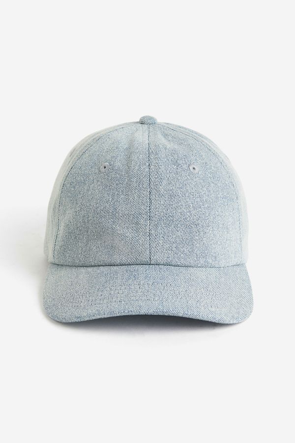 Gorra en denim de algodón