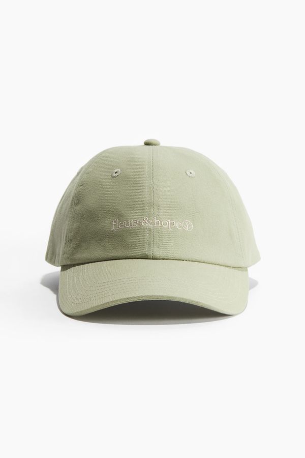 Gorra de algodón con bordado