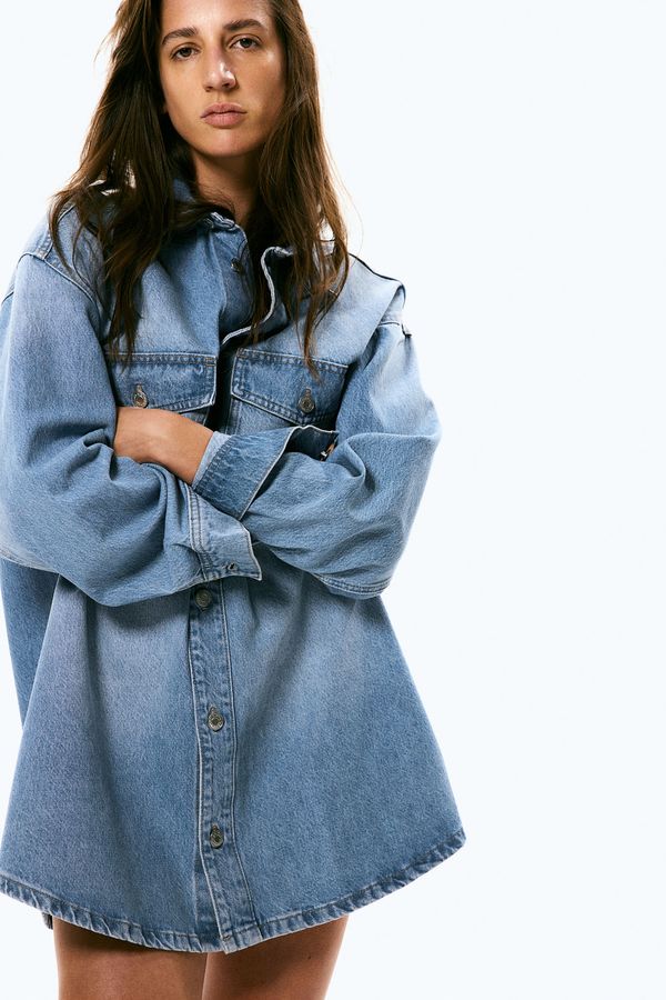 Camisa denim oversized