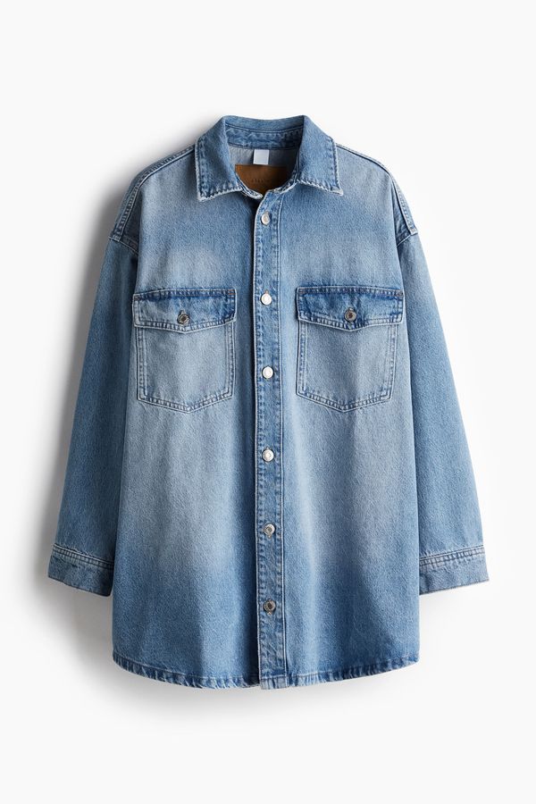 Camisa denim oversized