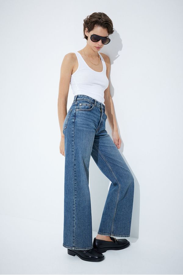 Wide High Jeans