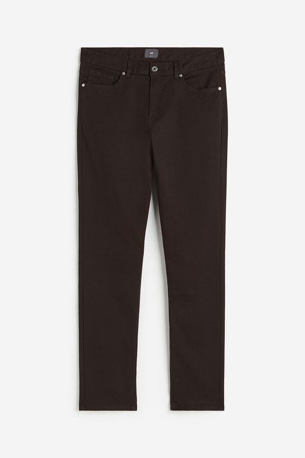 Pantalón en sarga de algodón Slim Fit