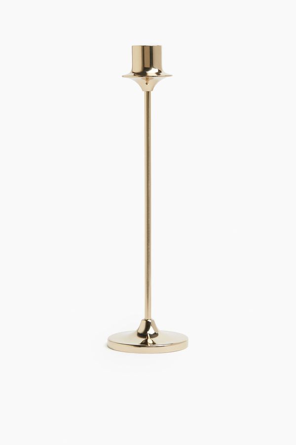 Candelabro alto de metal