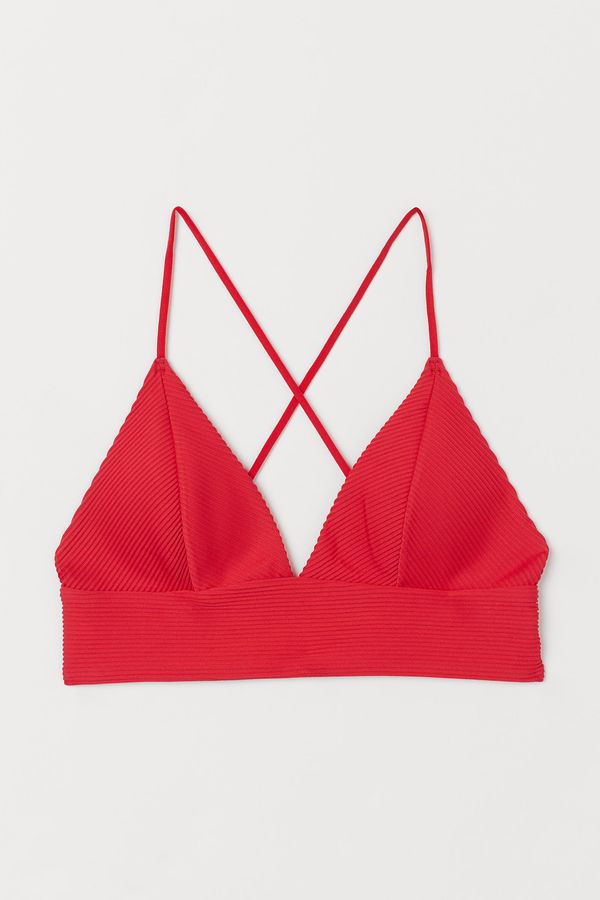 Top de bikini acolchado