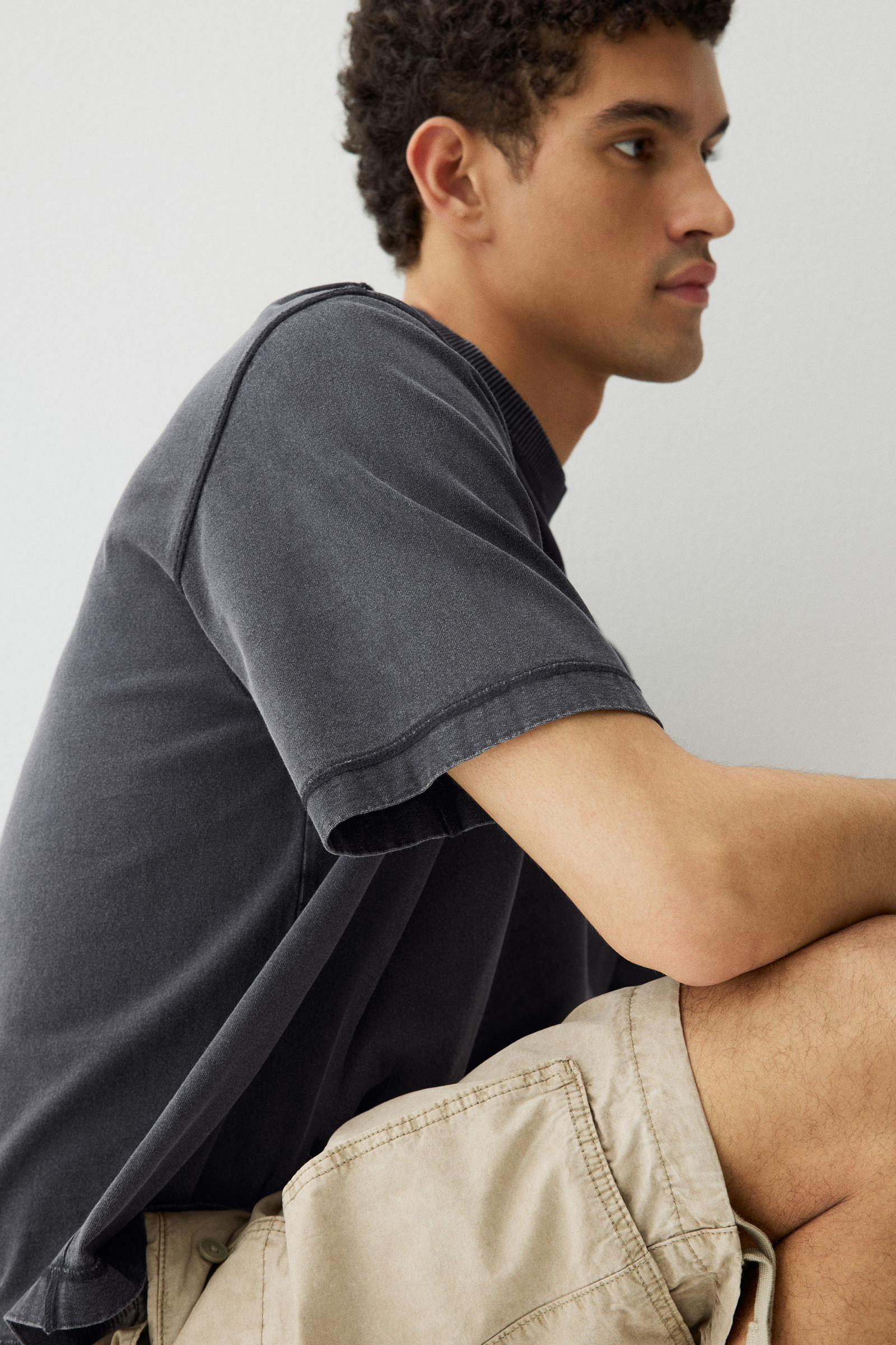 Remera lavada Boxy Fit